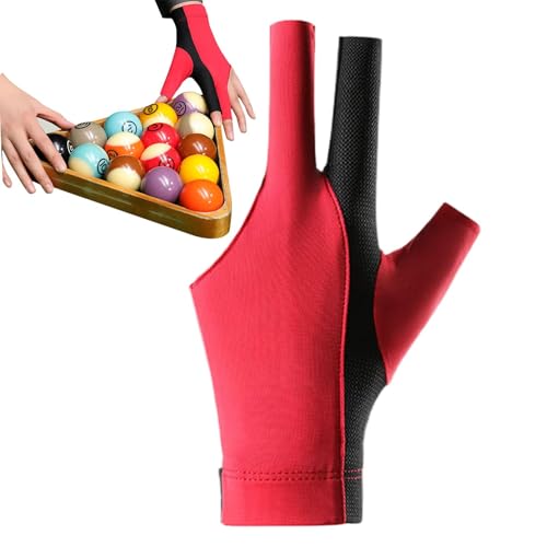Zestivra Billard-Pool-Handschuhe,Professionelle Billard-Handschuhe 3-Finger-Billard-Queue, Atmungsaktiver Handschuh, rutschfest - Schnell Trocknende, Elastische Billard-Einzelhandschuhe Für Anfänger Zestivra Billard-Pool-Handschuhe,Professionelle Billard-Handschuhe 3-Finger-Billard-Queue, Atmungsaktiver Handschuh, rutschfest - Schnell Trocknende, Elastische Billard-Einzelhandschuhe Für Anfänger von Zestivra