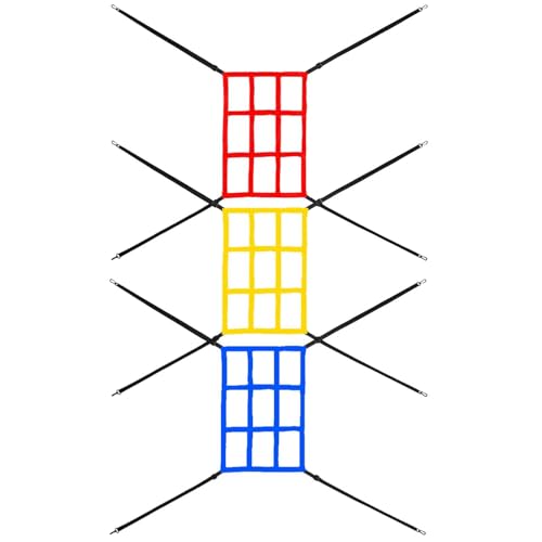 1/3 Schlaggewebe – Feld-Pitching-Netzwerk, Bohrziel-Tracery | abriebfester schwingender Probenbildschirm, widerstandsfähiges Trainingsnetz | Schlagzonen-Interlace, 55,9 x 33 cm von Zestvria