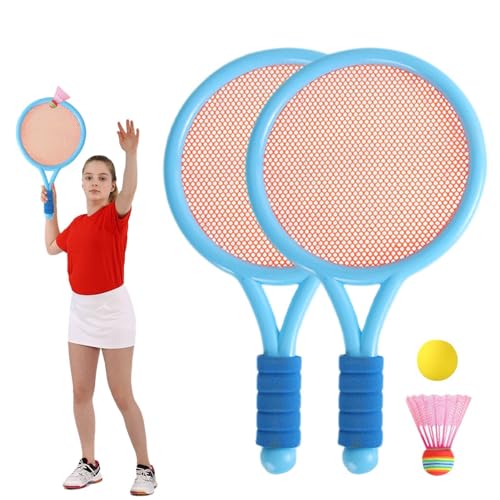 Badminton-Spiele für Anfänger, Outdoor-Aktivitäten, Badminton-Spiele, lustige Badminton-Spiele, für Jungen und Mädchen, leichte Badmintonschläger SPOR von Zestvria