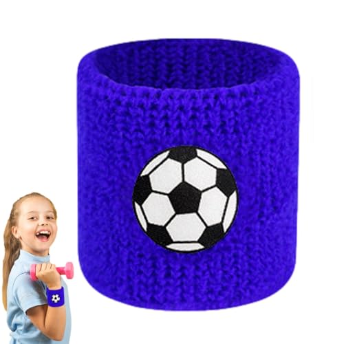 Kinder-Armbänder – Fußball-Armbänder, Cartoon-Sportarmbänder, niedliches Basketball-Armband, feuchtigkeitsableitend, athletische Armbänder für Tennis, Basketball, Fußball, Laufen, Fitnessstudio von Zestvria