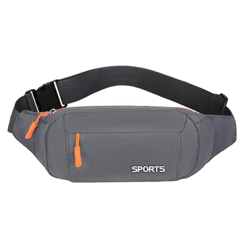 Lauftasche für Herren – Mehrzweck-Lauf-Hüfttasche, tragbare Brust-Schultertasche, Sport-Hüfttasche für Handys, Schlüssel, grau, Refer to description, Unisex von Zestvria