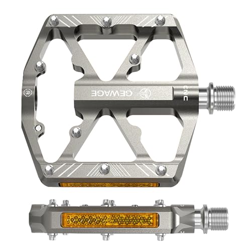 Rutschfeste Fahrradpedale, rutschfeste Fahrradpedale, Fahrradpedale aus versiegelter Aluminiumlegierung | Rostfreie Fahrradpedale, kratzfest, verschleißfeste Pedale für die von Zestvria