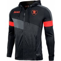 US Salernitana 1919 Zeus Kapuzen Sweatjacke schwarz von Zeus