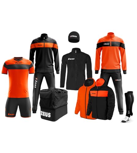 ZEUS BOX APOLLO SCHWARZ - FLUO ORANGE S von ZEUS VESTE GLI DEI