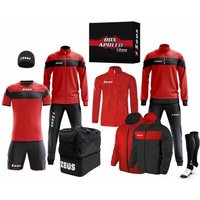 Zeus Apollo Fußball Set Teamwear Box 12-teilig Schwarz Rot Zeus Apollo Fußball Set Teamwear Box 12-teilig Schwarz Rot von Zeus