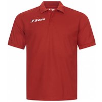 Zeus Basic Herren Poloshirt rot von Zeus