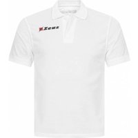 Zeus Basic Herren Poloshirt weiß von Zeus