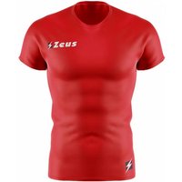 Zeus Fisiko Baselayer Kurzarm Funktionsshirt rot von Zeus