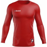 Zeus Fisiko Baselayer Langarm Funktionsshirt rot von Zeus