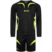 Zeus Herren Schiedsrichter Set Trikot mit Shorts Schwarz Zeus Herren Schiedsrichter Set Trikot mit Shorts Schwarz von Zeus