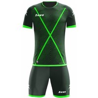 Zeus Icon Teamwear Set Trikot mit Shorts grün neongrün von Zeus