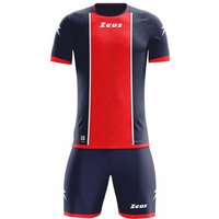 Zeus Icon Teamwear Set Trikot mit Shorts navy rot Zeus Icon Teamwear Set Trikot mit Shorts navy rot von Zeus
