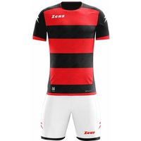 Zeus Icon Teamwear Set Trikot mit Shorts rot schwarz von Zeus