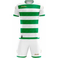 Zeus Icon Teamwear Set Trikot mit Shorts weiß grün Zeus Icon Teamwear Set Trikot mit Shorts weiß grün von Zeus