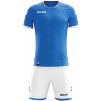 Zeus Icon Teamwear Set Trikot mit Shorts weiß hell royal von Zeus