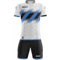 Zeus Icon Teamwear Set Trikot mit Shorts weiß royal Zeus Icon Teamwear Set Trikot mit Shorts weiß royal von Zeus