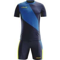 Zeus Kit Alex Herren Trikot-Set mit Shorts royal neongelb von Zeus