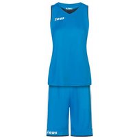 Zeus Kit Flora Damen Basketball Trikot mit Shorts royal von Zeus