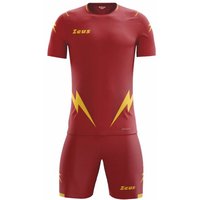 Zeus Kit Hero Trikot-Set mit Shorts rot gelb von Zeus