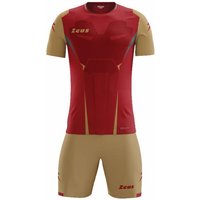 Zeus Kit Hero Trikot-Set mit Shorts rot gold von Zeus