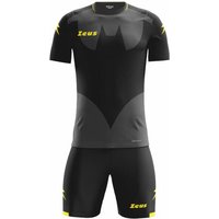Zeus Kit Hero Trikot-Set mit Shorts schwarz grau Zeus Kit Hero Trikot-Set mit Shorts schwarz grau von Zeus