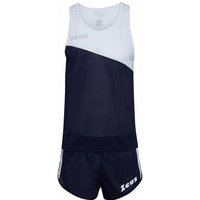 Zeus Kit Robert Herren Leichtathletik Singlet Set Trikot mit Shorts navy Zeus Kit Robert Herren Leichtathletik Singlet Set Trikot mit Shorts navy von Zeus