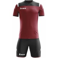 Zeus Kit Vesuvio Trikot-Set 2-teilig Dunkelrot Schwarz von Zeus