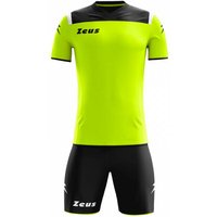 Zeus Kit Vesuvio Trikot-Set 2-teilig Schwarz Neon Gelb von Zeus