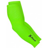 Zeus Kompression Armsleeves Strick Ellbogenbandage neongrün von Zeus