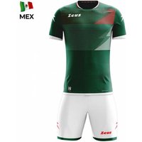 Zeus Mundial Teamwear Set Trikot mit Shorts grün weiß von Zeus