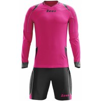 Zeus Paros Torwart Set Langarm Trikot mit Shorts Fucsia Schwarz von Zeus