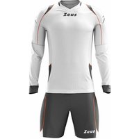 Zeus Paros Torwart Set Langarm Trikot mit Shorts Weiß Grau Zeus Paros Torwart Set Langarm Trikot mit Shorts Weiß Grau von Zeus