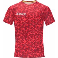 Zeus Pixel Herren Fitness Trikot rot Zeus Pixel Herren Fitness Trikot rot von Zeus