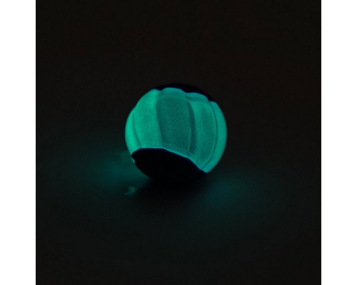 Zeus Spielknochen Duo Ball mit Quietscher & LED - 2er-Pack, Durchmesser: 5 cm von Zeus