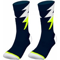 Zeus Thunder lange Spezial Trainingssocken navy neongelb Zeus Thunder lange Spezial Trainingssocken navy neongelb von Zeus