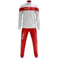 Zeus Tuta Apollo Herren Trainingsanzug Weiß Rot Zeus Tuta Apollo Herren Trainingsanzug Weiß Rot von Zeus