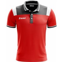 Zeus Vesuvio Herren Polo-Shirt rot grau Zeus Vesuvio Herren Polo-Shirt rot grau von Zeus