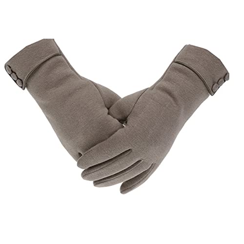 Zgehnao Fleece-Handschuhe, Winterhandschuhe für Mädchen und Damen, warm, weiches Fleece, winddicht, thermisch zum Fahren, Laufen, Radfahren, SMS, Hik von Zgehnao