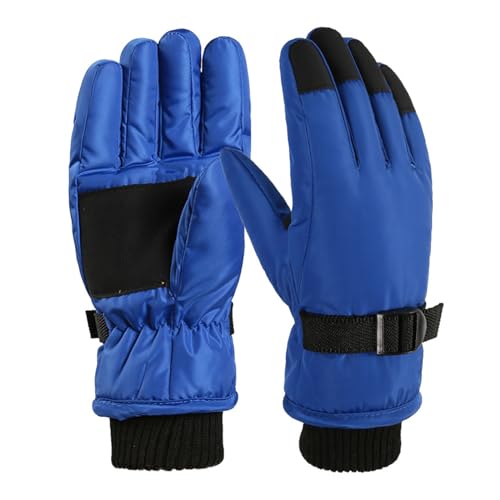 Zgehnao Kinder-Handschuhe, wasserdicht, Winter-Skihandschuhe, warm, hält warm, Outdoor-Sport, Skihandschuhe, Thermohandschuhe von Zgehnao