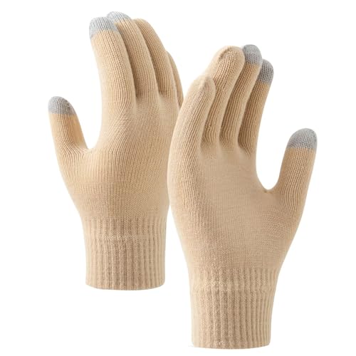 Zgehnao Touchscreen-Handschuhe, Unisex, Thermohandschuhe, Sport, Outdoor, atmungsaktiv, für Damen und Herren, 1 Paar von Zgehnao