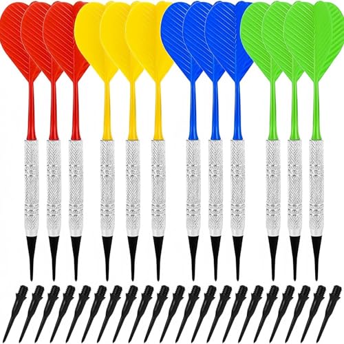 Zhenghebuy Dartpfeile mit Kunststoffspitze,Tragbares Soft Darts Pfeile Set mit 100 Dartspitzen Kunststoff,Softdarts Dartpfeile Profi für Zuhause,Bar,Spielhalle und Mehr Zhenghebuy Dartpfeile mit Kunststoffspitze,Tragbares Soft Darts Pfeile Set mit 100 Dartspitzen Kunststoff,Softdarts Dartpfeile Profi für Zuhause,Bar,Spielhalle und Mehr von Zhenghebuy