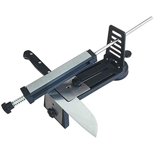 Zhenwo Manual Kitchen Knife Sharpener, Professional Fixed Angle with 3 Whetstone System, Diamond Rubber Suction Cup Stainless Steel ABS Plastic,A Zhenwo Manual Kitchen Knife Sharpener, Professional Fixed Angle with 3 Whetstone System, Diamond Rubber Suction Cup Stainless Steel ABS Plastic,A von Zhenwo