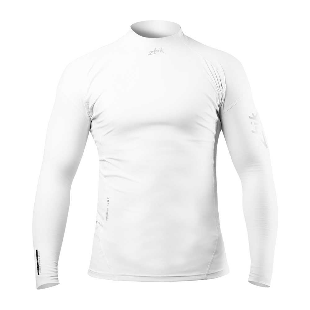 Zhik Eco Spandex Long Sleeve T-shirt Weiß L Mann von Zhik