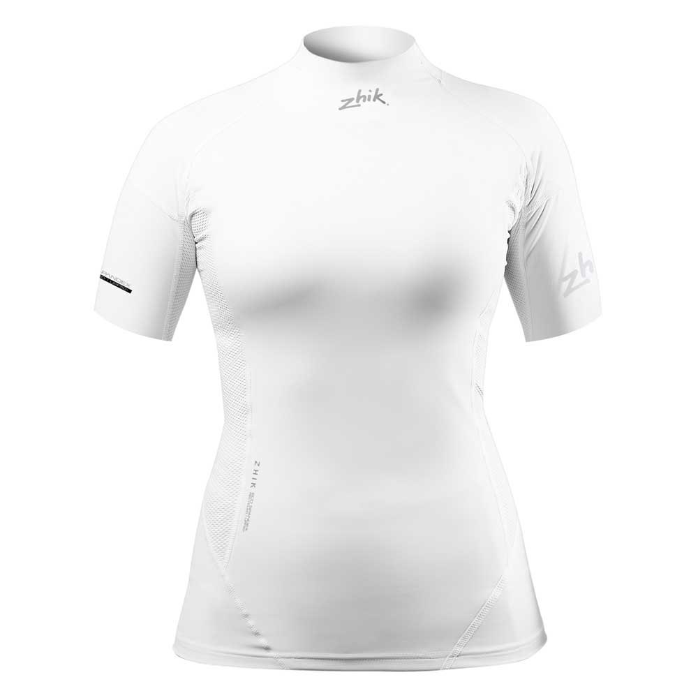 Zhik Eco Spandex Short Sleeve T-shirt Weiß S Frau von Zhik