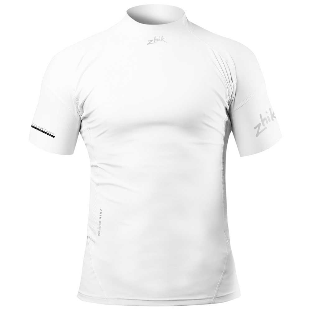 Zhik Eco Spandex Short Sleeve T-shirt Weiß XL Mann von Zhik