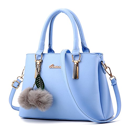 ZiXing Modetrend Handtaschen Schulter diagonal Tasche beiläufige Handtaschen Frauen Handtasche Hellblau von ZiXing