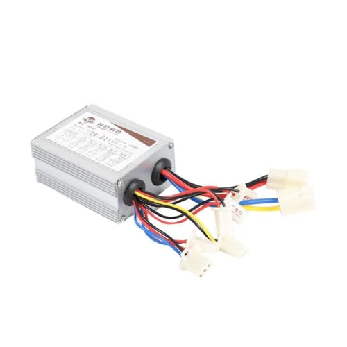 ZiYouao Brushless Motor Controller 24 V/36 V/48 V 250 W/350 W/500 W Aluminiumlegierung Gebürsteter Motor Drehzahlregler Box for Elektrofahrzeug-Dreirad-Zubehör Ebike Controller(36V 500W) von ZiYouao