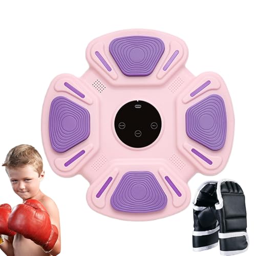 Music Boxing Machine | Wall Music Boxing Machine | Smart Music Boxing Machine with Boxing Gloves | Wall Mounted Musical Boxing Equipment | Portable Boxing Machine for Fitness von Ziabxhn