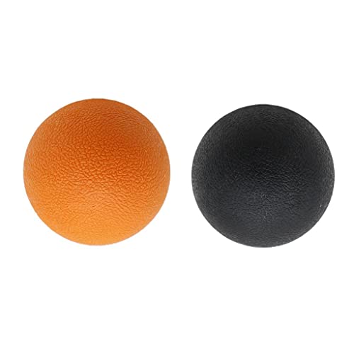 Ｚｉａｌｏｆｉ Tiefes Gewebe Myofascial Massage Ball für Rückhalte, Orange Schwarz von Ｚｉａｌｏｆｉ