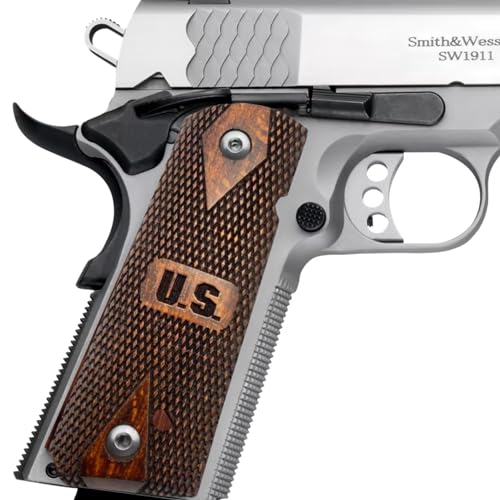 Zib Grips 1911 Original Series US Logo Holz 1911 Griffe, Ambi Safety Cut, Handfeuerwaffengriffe, Pistolengriffe, 1911 Holzgriffe, 1911 Griffe für volle Größe, 1911 Zubehör, Geschenk für Veteranen Zib Grips 1911 Original Series US Logo Holz 1911 Griffe, Ambi Safety Cut, Handfeuerwaffengriffe, Pistolengriffe, 1911 Holzgriffe, 1911 Griffe für volle Größe, 1911 Zubehör, Geschenk für Veteranen von Zib Grips